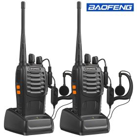 2 Pack BF-888S UHF Two-Way Radios – Portable Walkie Talkies
