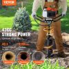 VEVOR Gas-Powered Post Hole Digger: 43CC Auger for Digging