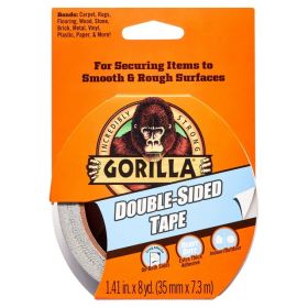 Gorilla Double-Sided Mounting Tape Gray Roll â€“ Heavy Duty Industrial Strength Adhesive Tape 0.386 lb