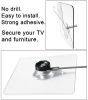 14in Stainless Steel Furniture Straps - Baby Proofing/Earthquake