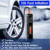 150PSI Portable Digital Tire Inflator: Cordless Pump/Power Bank