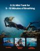 0.5L Mini Scuba Tank Portable Diving Air Supply Kit with Pump