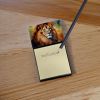 NEW Lion Sticky Note Holder Refillable Dispenser Self-Sticky Note Pads, Memo Pads Blank Desk Accessories
