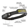 5-Mode Induction Rechargeable Headlamp - Hands-Free Light