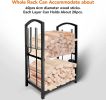 4pc Fireplace Tool Set – Indoor/Outdoor Wood Storage/Heating