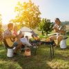 3pc Folding Camping Table/LED Stools – Survival/Outdoor Gear