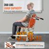 VEVOR EMS Stair Chair, 350 lbs Load Capacity, Foldable Aluminum Emergency Stair Climbing Wheelchair with 2 Wheels