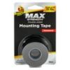 Duck Max Strength Double-Sided Mounting Tape, 1 in x 60 in, Black â€“ Heavy Duty Permanent Adhesive Tape for Indoor and Outdoor Use