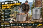 Old Smokey #22 Charcoal Grill: Steel Stove for Survival/Crisis