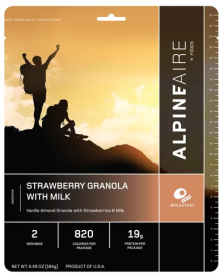 Strawberry Granola with Milk: Cold-Ready Breakfast for Survival