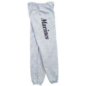 MARINES MENS SWEATPANT GREY (Option: XXL)