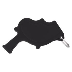 U.S. Navy Storm Whistle – Loud All-Weather Survival Whistle (Color: Black)