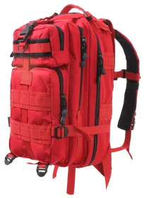 Trauma Kit Backpack – Emergency Medical Response Pack/Bag (Color: Red)