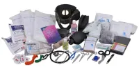 EMT Med Trauma Kit - 200+ First Aid Supplies w/Response Bag