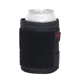 Tactical Insulated Beverage Holder - Foam Insulation - Polyester (Color: Black)