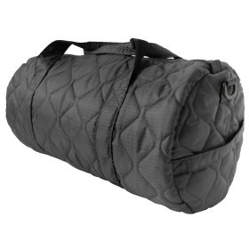Lightweight Woobie Duffle Bag – Rugged Storage/Survival/Travel (Color: Black)