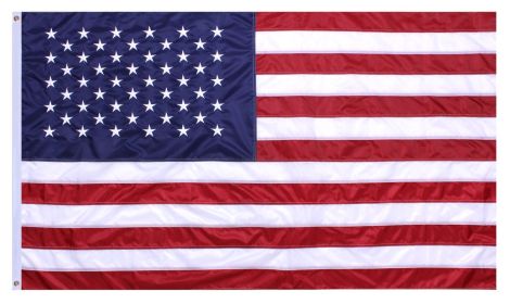 Deluxe US Flag – Heavy-Duty Polyester Patriotic/Pride Banner (size: 3' x 5')