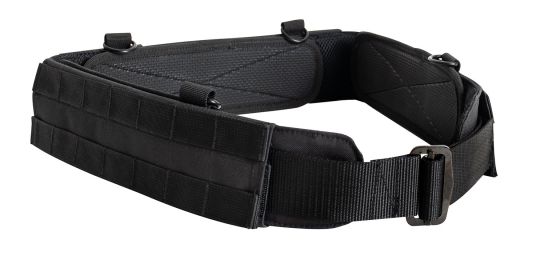 MOLLE Lightweight Low Profile Belt – Load Bearing Platform (Color: Black, size: L)
