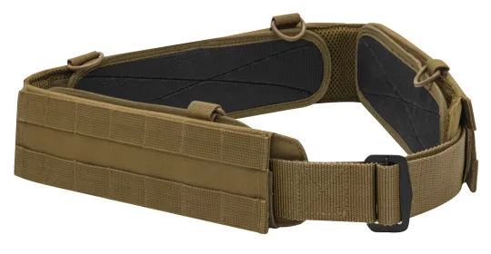 MOLLE Lightweight Low Profile Belt – Load Bearing Platform (Color: Coyote Brown, size: L)