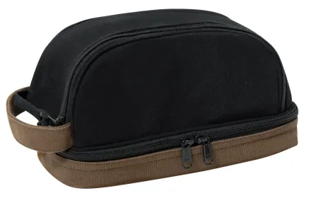 Deluxe Canvas Travel Kit – Rugged Gear & Supply Organizer (Color: Black)