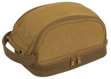Deluxe Canvas Travel Kit – Rugged Gear & Supply Organizer (Color: Coyote Brown)