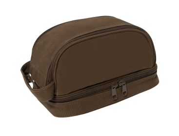Deluxe Canvas Travel Kit – Rugged Gear & Supply Organizer (Color: Earth Brown)