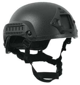 Base Jump Helmet – Lightweight Tactical Protective Head Safety (Color: Black)