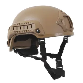 Base Jump Helmet – Lightweight Tactical Protective Head Safety (Color: Coyote Brown)