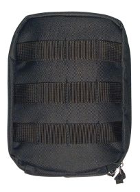 MOLLE Tactical Trauma Kit – 40+ Piece Emergency Medical Kit (Color: Black)