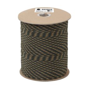 550lb Nylon Paracord – 1000 ft Survival/Emergency Cord Spool (Color: Woodland Camo)