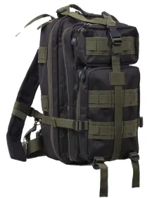Medium Transport Pack - 25L Tactical/Survival MOLLE Backpack (Color: Black / Olive Drab)
