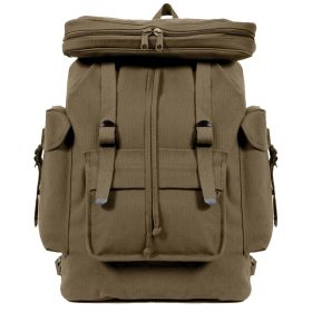 Canvas European Style Rucksack – Preparedness Gear Pack (Color: Olive Drab)