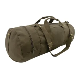 Canvas Double-Ender Sports Bag – Tough Survival Gear Hauler (Color: Olive Drab)