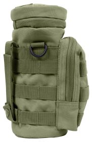 MOLLE Water Bottle Pouch – Durable Tactical Hydration Carrier (Color: Olive Drab)