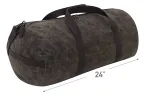 Waxed Canvas Duffle Bag: 24" Emergency/Survival Gear Carrier