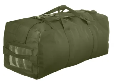 Enhanced Duffle Bag - 76L Tactical Gear Hauler/Great for Bugout (Color: Olive Drab)