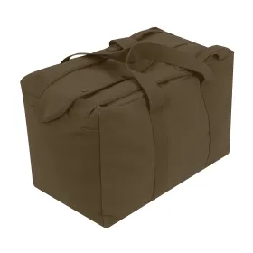 Tactical Canvas Cargo Bag/Pack – Heavy-Duty Gear Transport (Color: Olive Drab)