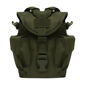 MOLLE II Canteen Pouch – Tactical Hydration Utility Carrier (Color: Olive Drab)