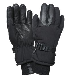 Cold Weather Insulated Gloves – Waterproof Hand Protection (Color: Black, size: S)