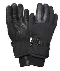 Cold Weather Insulated Gloves – Waterproof Hand Protection (Color: Black, size: M)