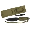 Paracord Knife with Fire Starter – Survival/Emergency Blade Kit