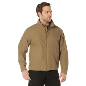 Concealed Carry Jacket – Lightweight Tactical Defense Layer (Color: Coyote Brown, size: L)