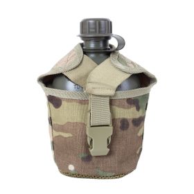 MOLLE 1qt Canteen Pouch – Rapid-Access Hydration Carrier (Color: MultiCam)