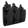 MOLLE Triple Kangaroo Rifle & Pistol Mag Pouch – Dual-Caliber