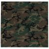 Large Camo Bandana: 27x27 Multi-Use Survival Cloth Heat/Cold