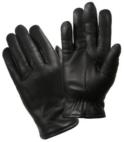 Cold Weather Leather Gloves – Durable Insulated Protection (size: S)