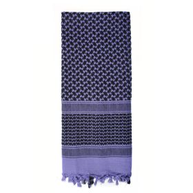 Lightweight Shemagh Scarf – Multi-Use Survival Headwrap/Scarf (Color: Purple)
