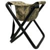 Deluxe Survival Stool: Folding Seat with Gear Pouch for Outdoor