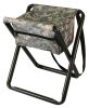Deluxe Survival Stool: Folding Seat with Gear Pouch for Outdoor