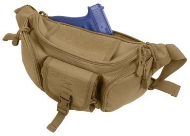 Tactical Concealed Carry Waist Pack – Discreet EDC Storage (Color: Coyote Brown)